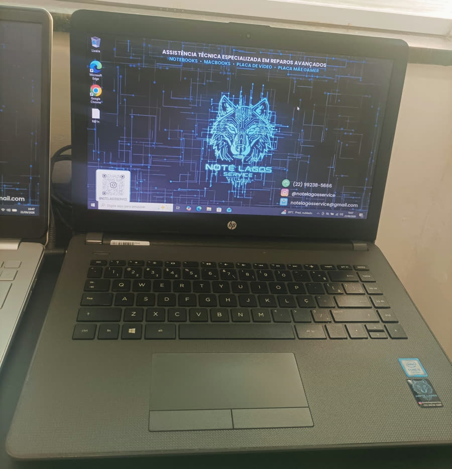 Notebook HP revisado pela NoteLagos Service
