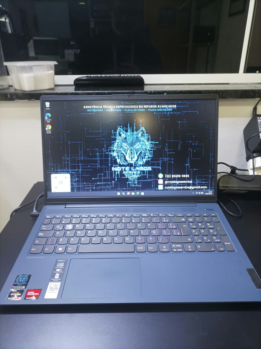 Notebook Lenovo IdeaPad 5 revisado pela NoteLagos Service